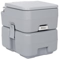 thumbnail image 1 of ZENY 6.6 gal Portable Traveling Camping Toilet 17.3 x 13.4 x 16.9", Gray, 1 of 12