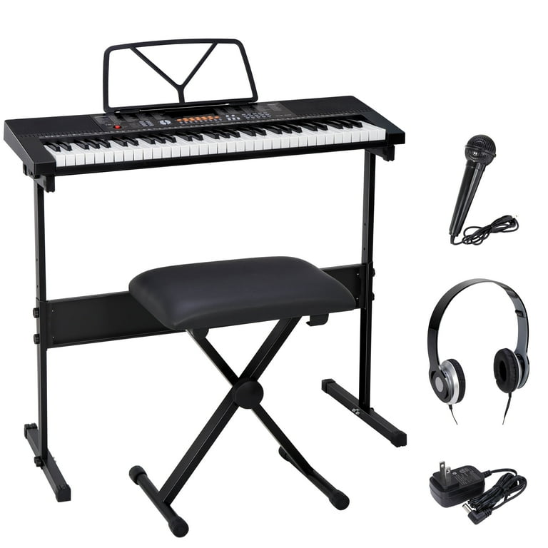 ZENY 61-Key Adult Musical Portable Electronic Piano Keyboard