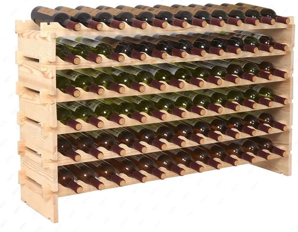 Stackable modular wine rack hotsell