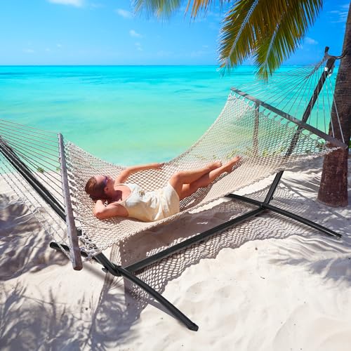 Heavy Duty Portable Hammock Stand - Indoor/Outdoor Use, Holds 450 Lbs, Steel Frame