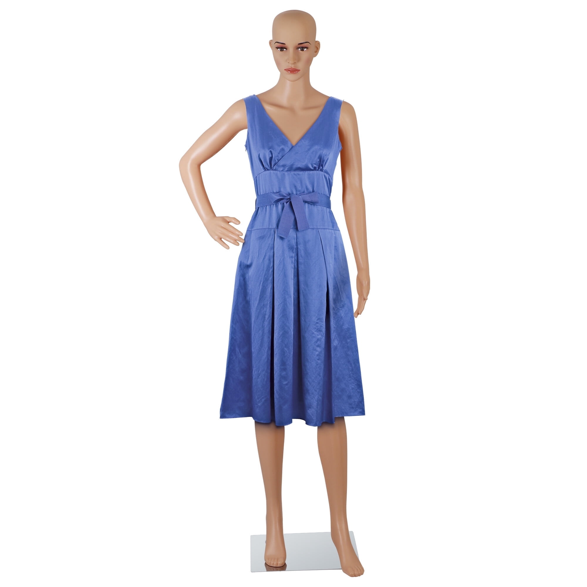 ZENY Adjustable Posture Realistic Female Torso Mannequin, 69" Full Body Display, New
