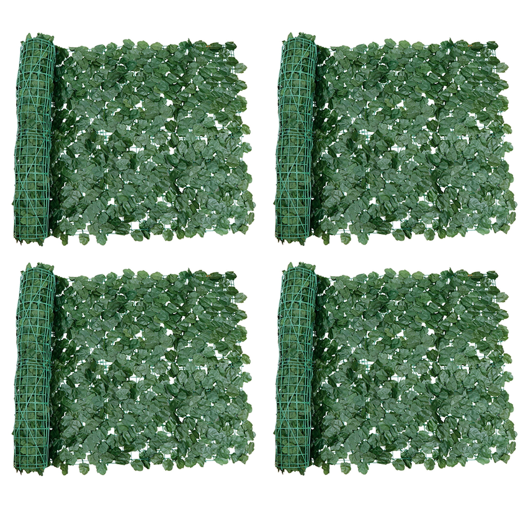 Faux Ivy Leaf Decorative Privacy Fence-59 x 118