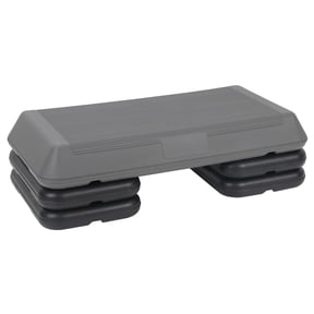 ZENY Fitness Aerobic Step Stepper Adjustable 4" - 6" - 8" Workout Trainer Exercise Stepper W/ 4 Risers