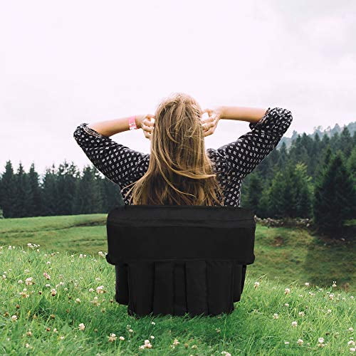 ZENY Folding Stadium Seat with Back Support 2 Pack, Bleacher Chairs