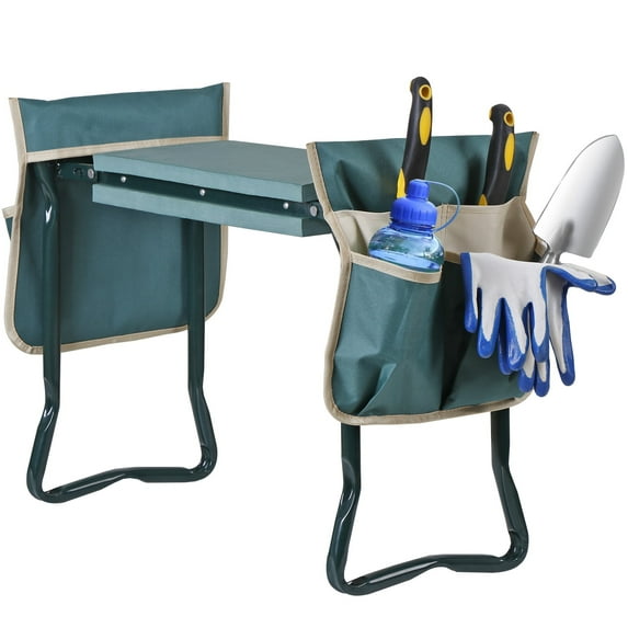 ZENY Garden Kneeler and Seat with Thicken & Widen Soft Kneeling Pad