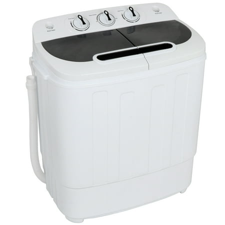 ZENY Home Compact Washing Machine Twin Tub Portable mini 8 Washer + 5 Dryer (Dual, 13lbs)
