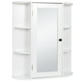 thumbnail image 1 of ZENY Home Wall Mount Bathroom Storage Cabinet MDF Medicine Cabinet Multi-Tiers with Mirror, 1 of 11