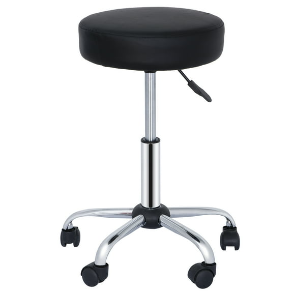 ZENY Hydraulic Rolling Swivel Salon Adjustable Stool Chair Tattoo Massage Facial Spa Stool Black