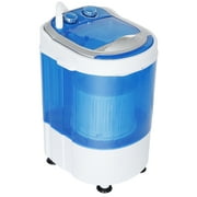 ZENY MINI Portable Single Bucket Wash Machine Washing Drying 2 in 1 Washer(Single, 9lbs)
