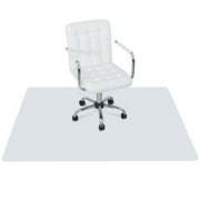 ZENY Office Chair Mat, Carpet Floor Use, 46" x 60" Office Home Floor Protector Mat White