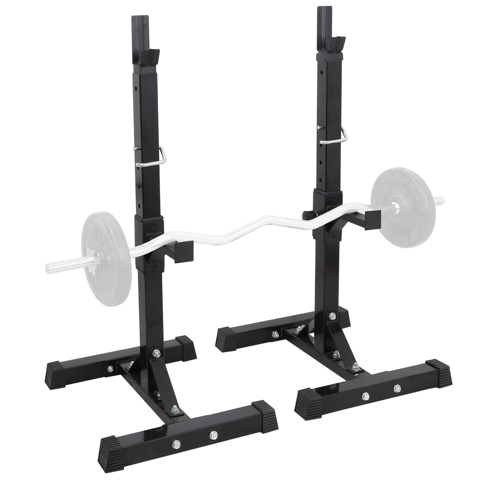 Weider XRS 20 Adjustable Bench with Olympic Squat Rack and Preacher Pad