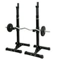 thumbnail image 1 of ZENY Pair of Adjustable Barbell Rack Stand Squat Bench Press Home GYM Weightlifting Fitness Exercise, 1 of 15