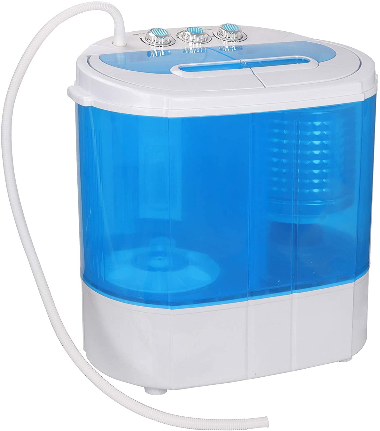ZENY Portable Clothes Washing Machine Mini Twin Tub Small Laundry