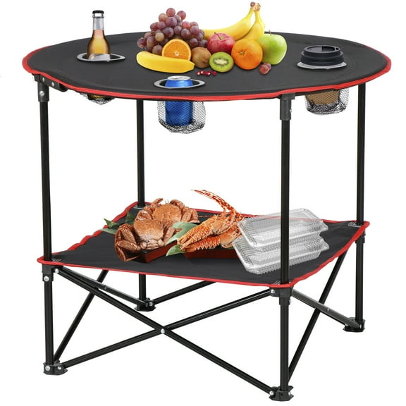 ZENY Portable Outdoor Folding Camping Table with Carrying Bag