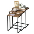 thumbnail image 1 of ZENY Set of 3 Modern Rustic End Table Side Sofa Table for Living Room Bedroom, 1 of 9