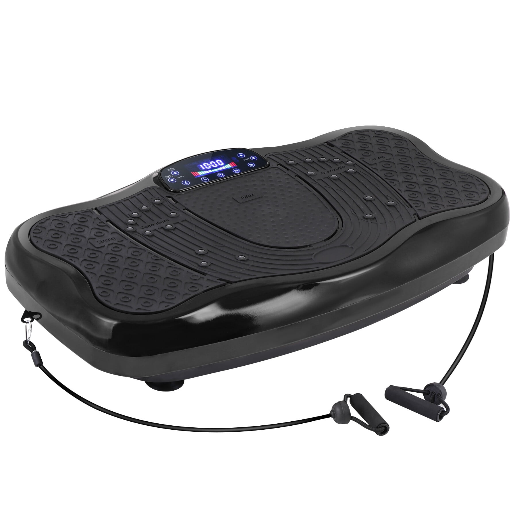 ZENY Waver Vibration Plate Exercise Machine w Auto Switch Mode Full Body Workout Black Walmart