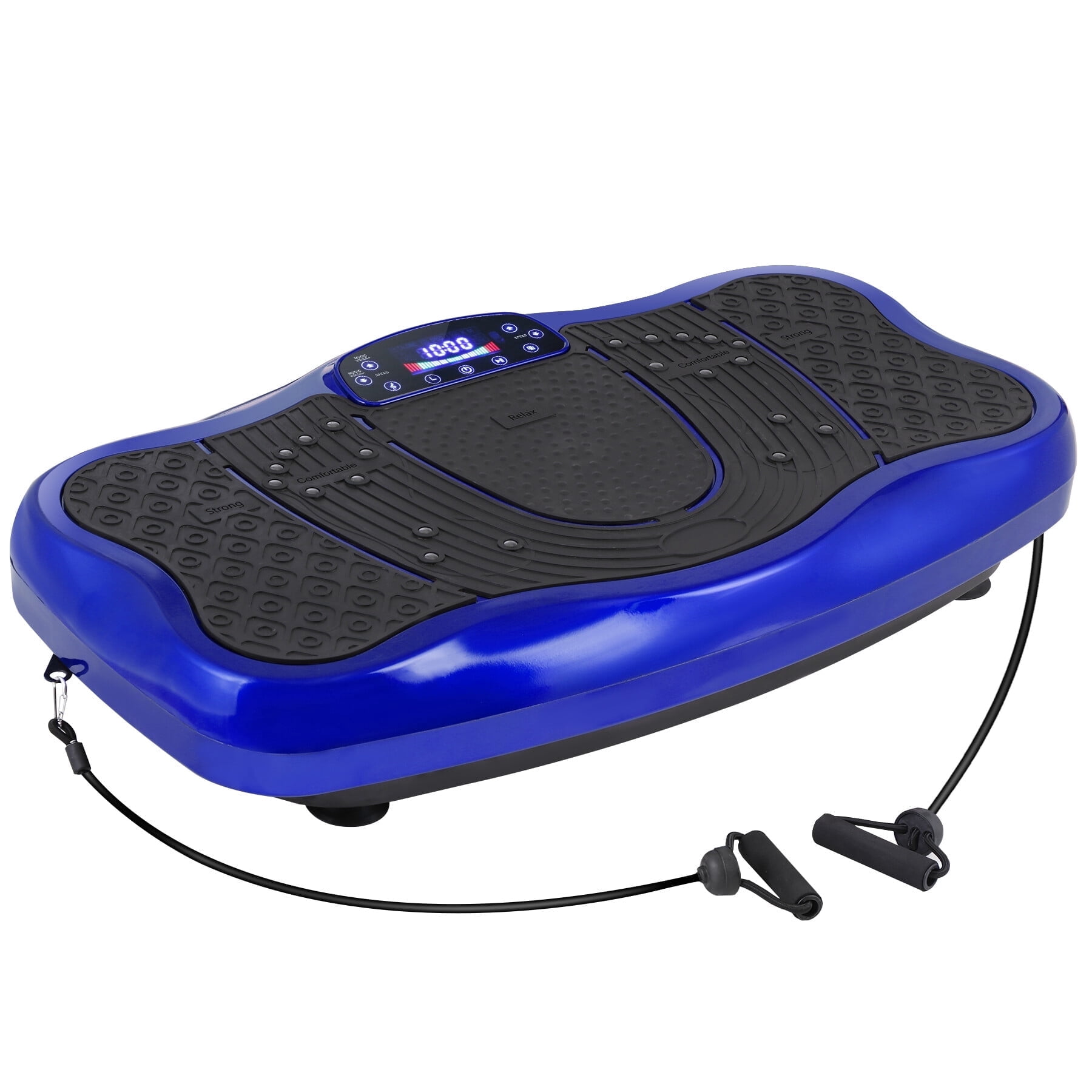 ZENY Waver Vibration Plate Exercise Machine w/ Auto-Switch Mode Full Body Workout, Blue