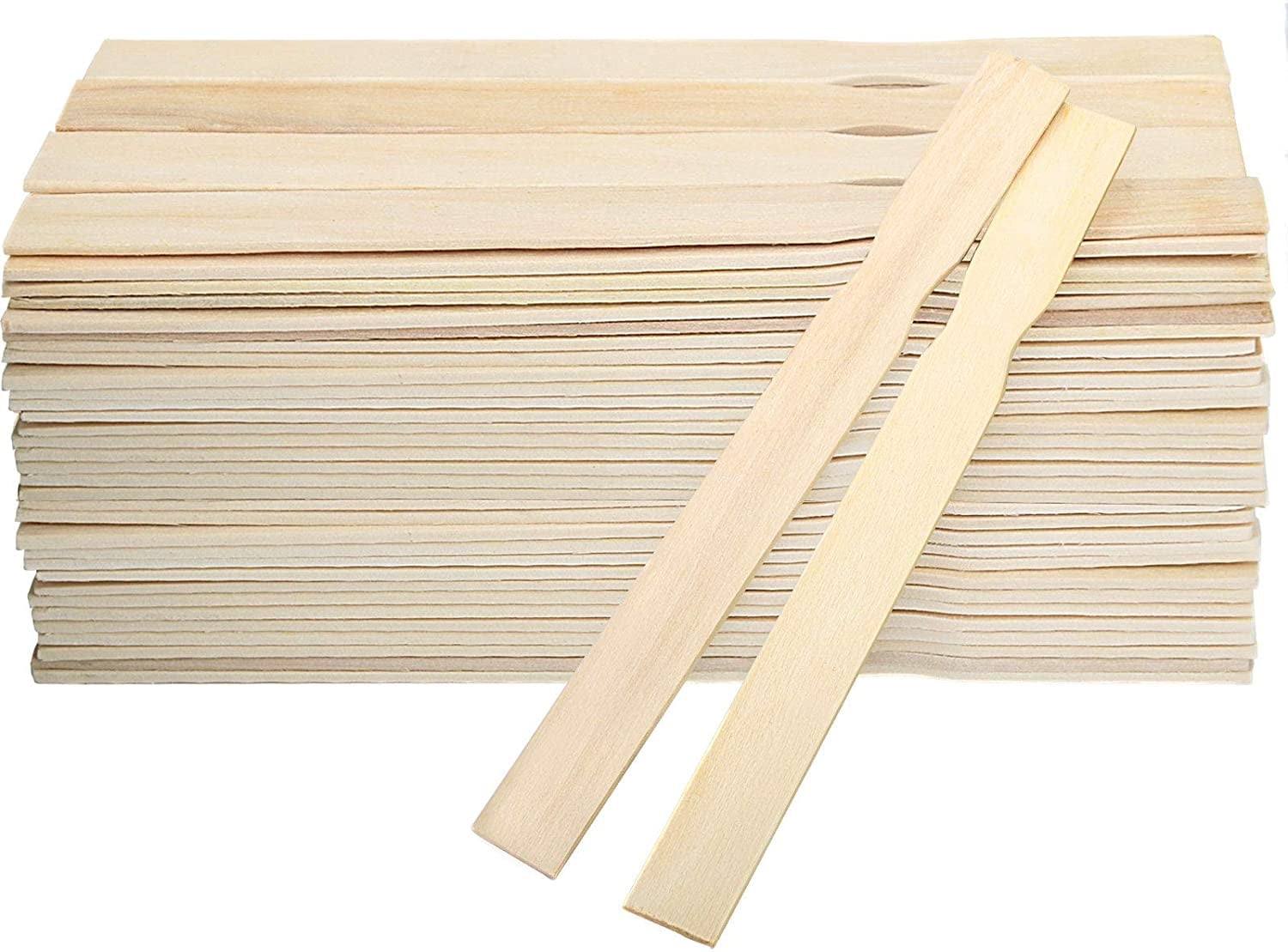 ZEONHAK 100 PCS 10 Inch Paint Sticks, Bamboo Paint Stir Sticks Paint Stirrers for Paint Mixing, Wood Crafts