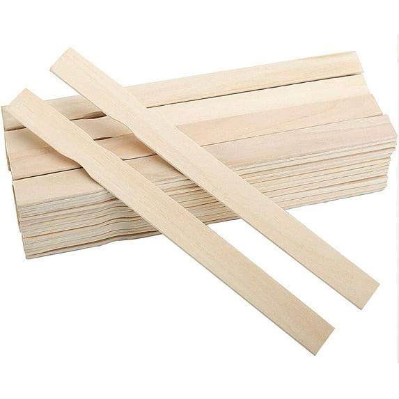 ZEONHAK 200 PCS 14 Inch Paint Sticks, Bamboo Paint Stir Sticks Paint Stirrers for Paint Mixing, Wood Crafts