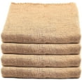 thumbnail image 1 of ZEONHAK 4 Pack 40 x 24 Inch Natural Jute Burlap Bag, Potato Sack Race Bags for Gardening, Racing Game, 1 of 5