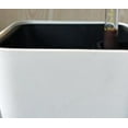 thumbnail image 1 of ZEONHAK 6pcs 5.5 Inch White Self Watering Planter with Level Indicators, Square Plastic Self Watering Pots for Plants, Flowers, Succulent, 1 of 4