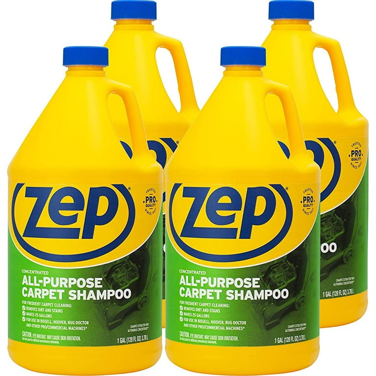 Zep All-Purpose Carpet Shampoo Concentrate Cleaner - 1 Gallon - ZUCEC128 -  Profe 21709009293
