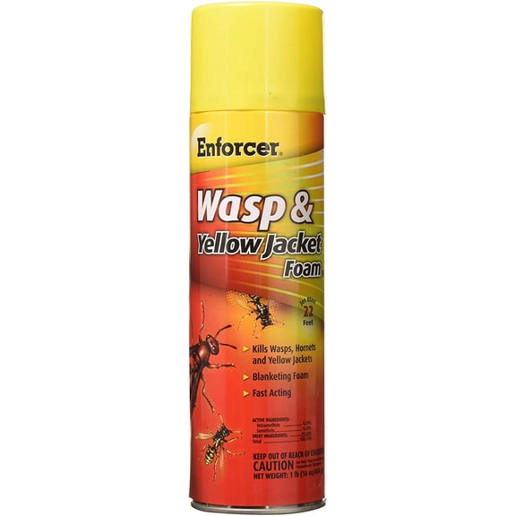 ZEP FWH-16 Yellow Jacket Wasp Control Foam Spray, 16-Ounce
