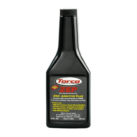 Torco ZEP Oil Additive w/ Zinc 12oz
