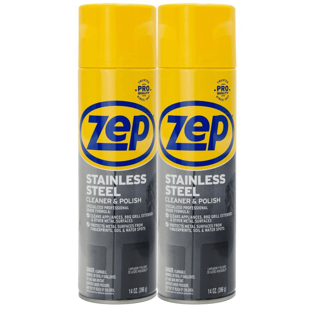 ZEP Stainless Steel Cleaner & Polish 14 Oz. (Pack of 2)