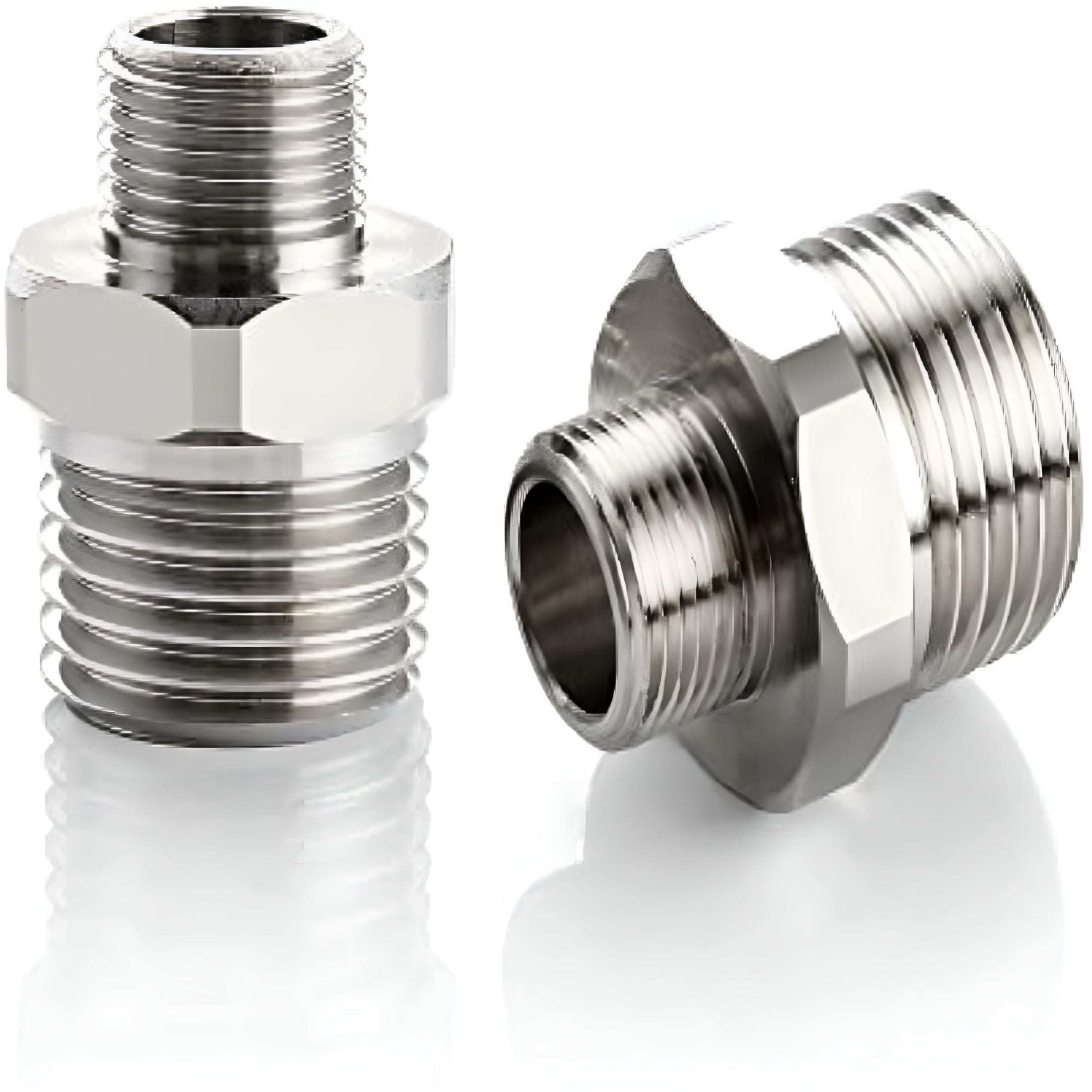 ZEPARO 1/2 to 3/8 Reducer Faucet Adapter - Compression Brass Pipe ...