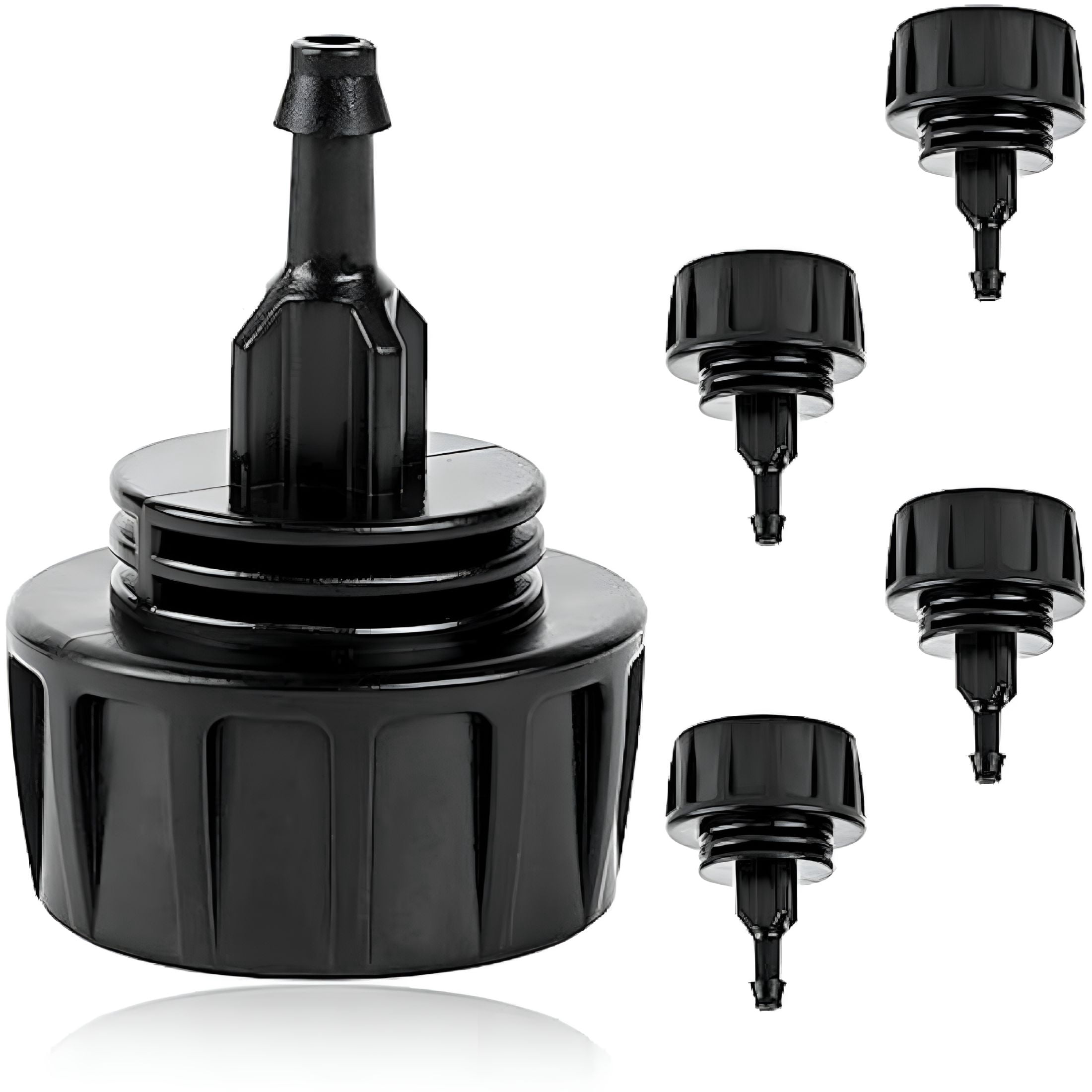 ZEPARO 1/4 Inch Drip Irrigation Tubing to Faucet/Garden Hose Adapter ...