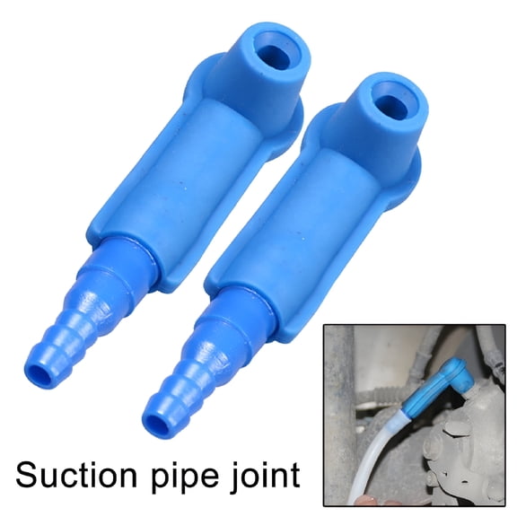 ZEPARO 2Pcs Brake Bleeder Socket Rubber ABS Portable Professional Blue Kit