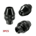 thumbnail image 1 of ZEPARO 3pc Keyless Chuck Multi Quick Change Keyless Chuck Universal Chuck Replacement for Rotary Tools, 1 of 7