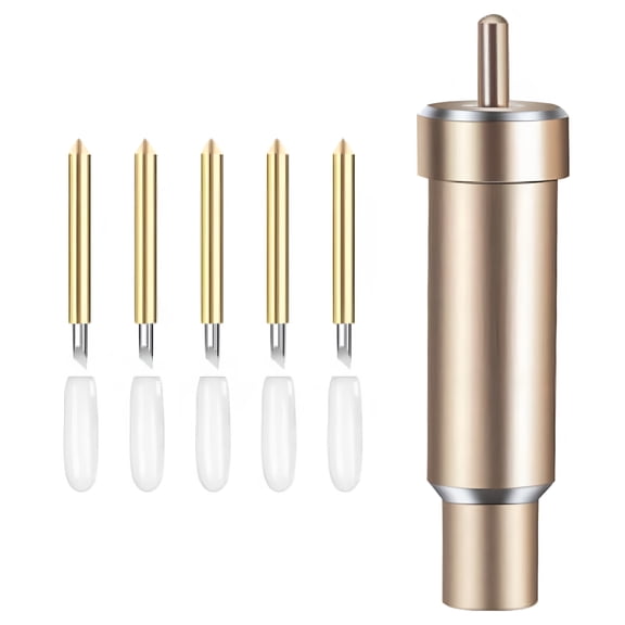 ZEPARO 5 Pcs Deep Cut Blades+Blade Housing for Cricut Explore 3 / Air 2 / Air / One Cricut Accessories and Supplies