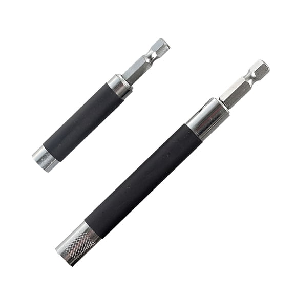 ZEPARO 6PCS Magnetic Screw Drive Guide Set Adjustable Length Bit Holders for Drivers