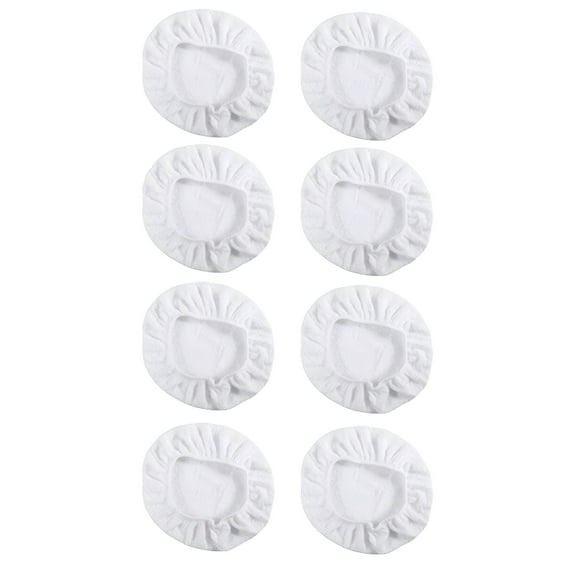 ZEPARO 8-Pack Microfiber Buffing Pads, 5-6 Inch Soft Polishing Bonnets