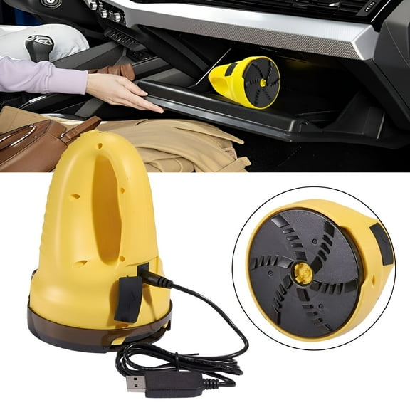 HIBIBUD Car Ice Scraper USB Electric Heated Snow Removal Windshield Glass Defrost Clean