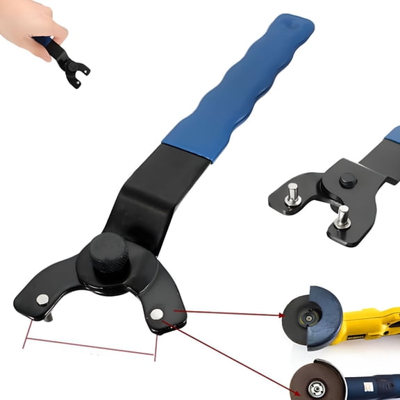 ZEPARO High Carbon Steel Pin Spanner 8-50mm Heavy Duty Wrench Angle Grinder
