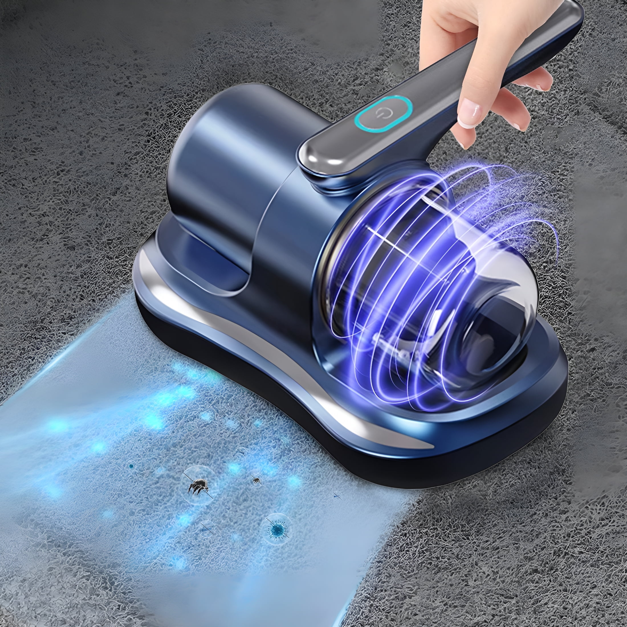 ZEPARO High-Suction Wireless Bed Bug Vacuum Cleaner - Powerful Deep Cleaning for Home with 8000PA Suction,USB Type-C Charging Multi-color