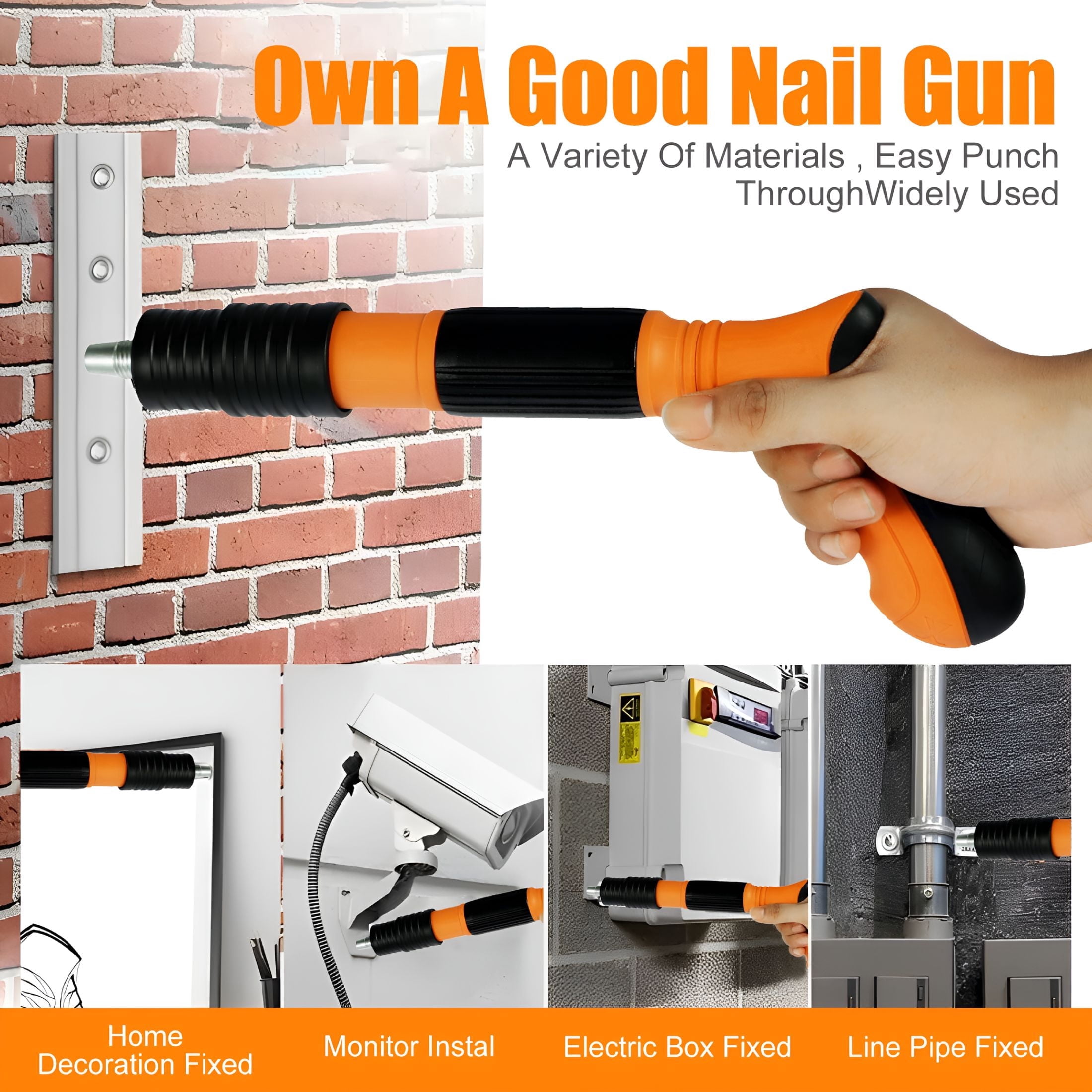 CURYMAY Manual 7.3 mm Gauge Mini Nailer Nail Gun