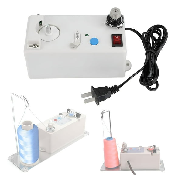 ZEPARO Portable Bobbin Winder - Universal Winding Machine,Electric Wire Winder for Sewing Assistant Industrial/Domestic Accessory