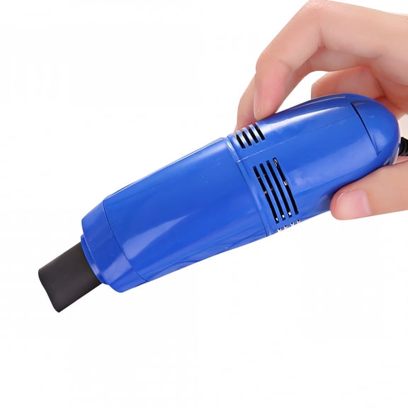 ZEPARO Portable Electric Air Duster - Rechargeable Compressed Air Blower for PC, Keyboard, Monitor - Wireless Dust Cleaner with Adjustable Speed and Nozzles