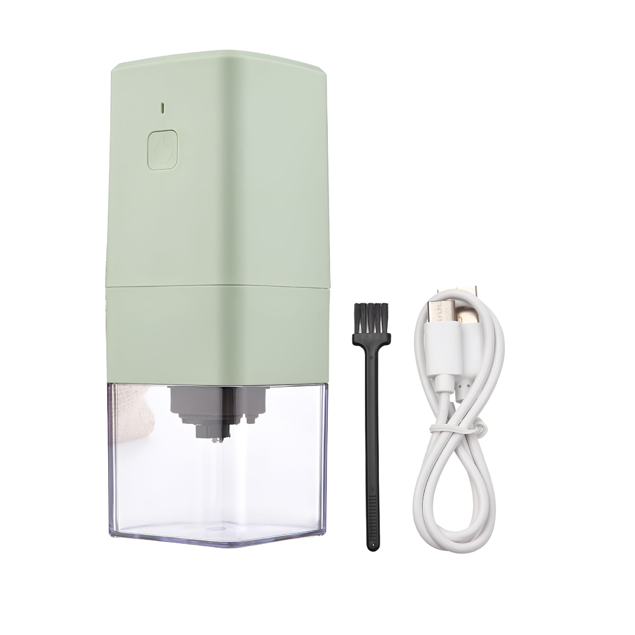 ZEPARO Portable Mini Electric Burr Coffee Grinder with Adjustable Coarse Fine Grinding Removable Chamber for Home Travel Office Coffee Shop Coffee Burr Grinder