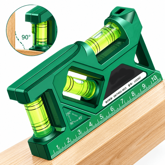 ZEPARO Small Leveler Tool,Multifunctional Small Leveler Bubble Small Leveling Tool,Accurate Leveling Measuring Tool Carpenter Leveler for Home Commercial Use