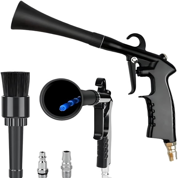 ZEPARO Tornado Dry Cleaning Gun, Car Cleaning Gun Detailing Interior Dryer Air High Pressure Blow Gun Car Detailing Kit Interior Cleaner for Quickly Blowing Out Dust with Air