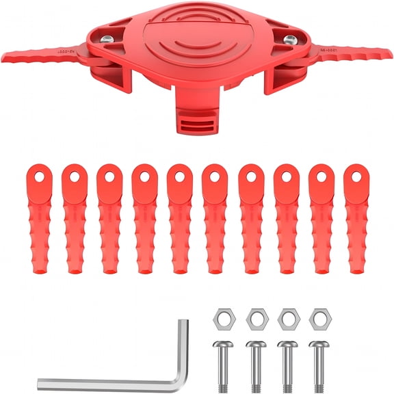 ZEPARO Weed Eater Bladed Head Compatible with String Trimmer