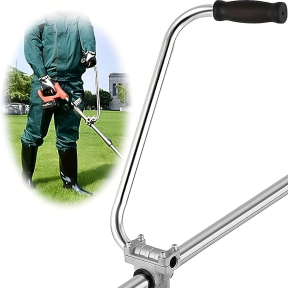 ZEPARO Weed Eater Handle - String Trimmer Handle,Ergonomic Trimmer Grip,Weedeater Handle with Bracket Clamp,Weed Wacker Attachments Aluminum Lawn Trimmer Grip for Lawn Care,Landscaping,Yard Trimming
