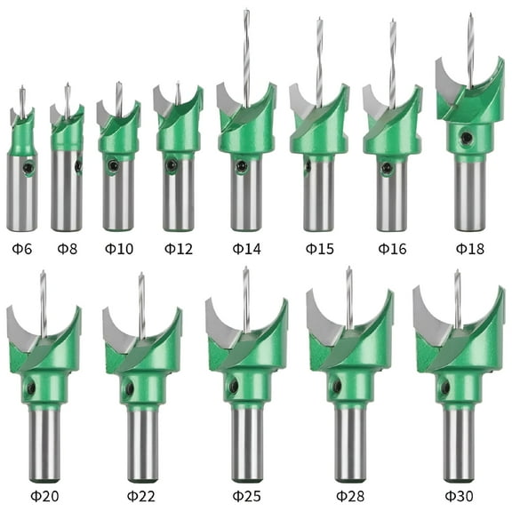 ZEPARO Woodworking Bead Milling Cutter 10mm Shank Router Bit Carbide Ball Nose Drill for DIY Jewelry Making and Home Decor