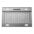 thumbnail image 1 of Zephyr AK9340BS 42 Monsoon II Range Hood Insert with 1200 CFM ACT Technology LumiLight LED Lighting and Auto Delay-Off in Stainless Steel, 1 of 3