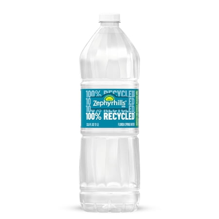 Zephyrhills Florida Spring Water, 1 Liter, Single Plastic Bottle